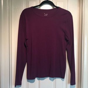 A New Day Long sleeve purple t-shirt size Large